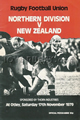 Northern Division New Zealand 1979 memorabilia